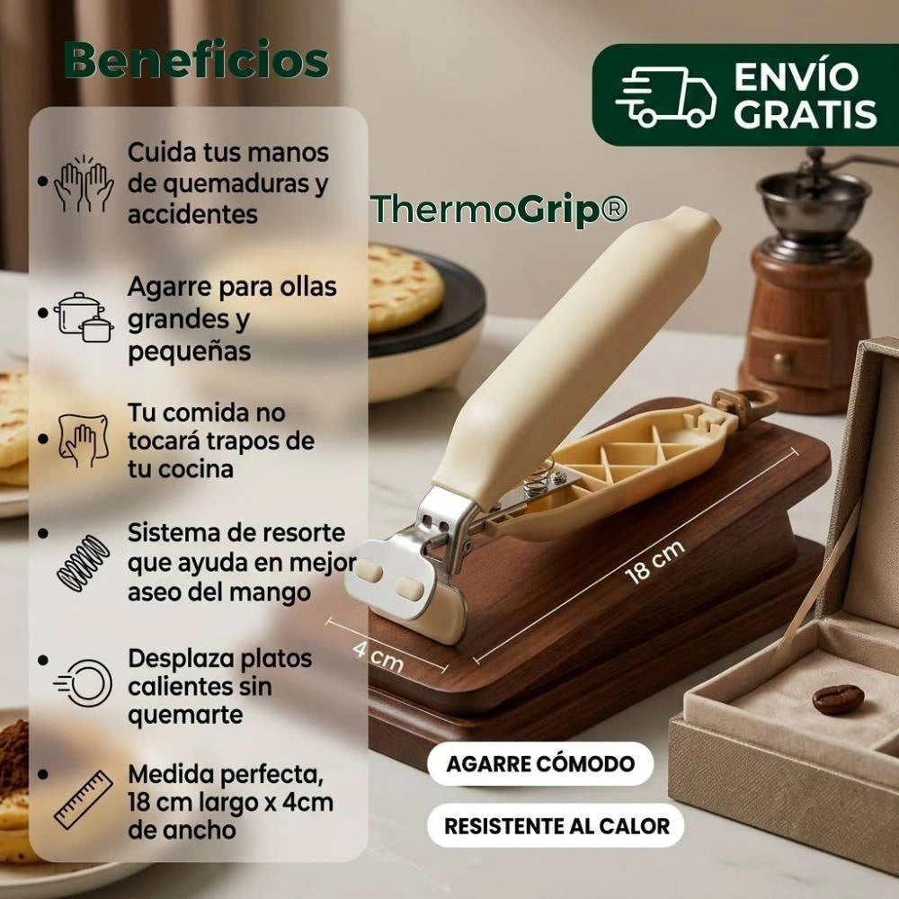 ThermoGrip® - Tus manos a salvo y tu comida sin accidentes.