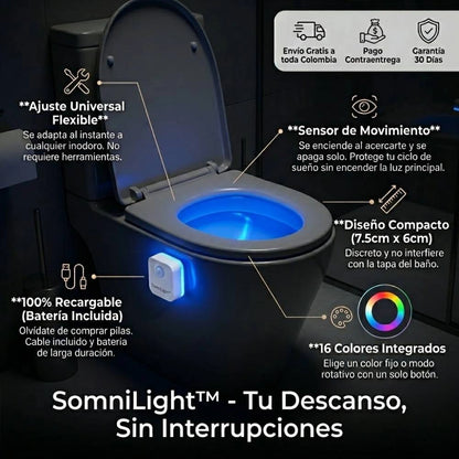 SomniLight™ - No más luces cegadoras en tu baño a las 3 a.m.