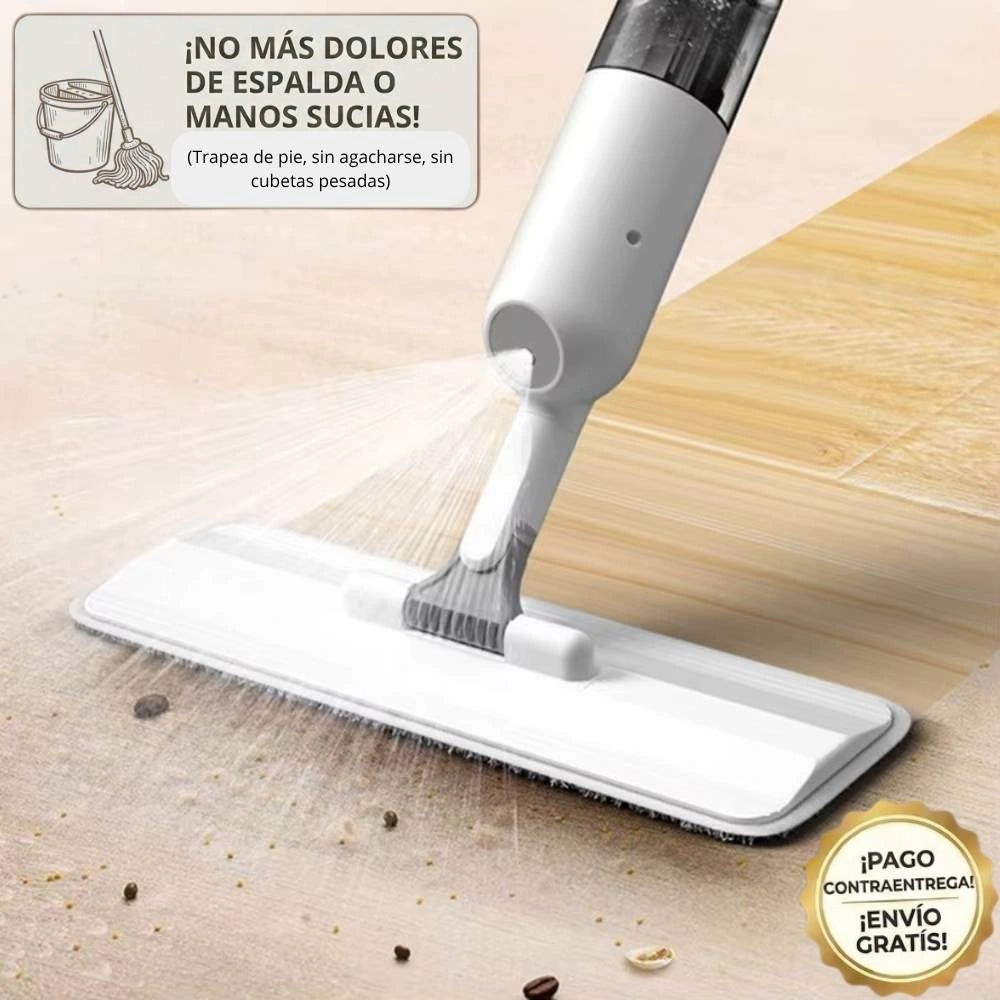 SuperSpray Mop™: Pisos impecables en minutos