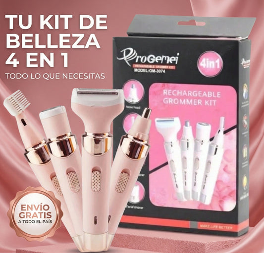 Maquina depiladora eléctrica 4 en 1