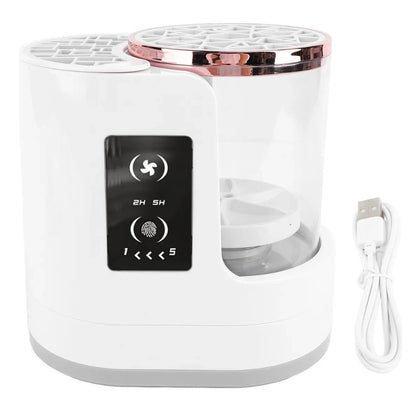 Máquina lavadora y secadora de brochas